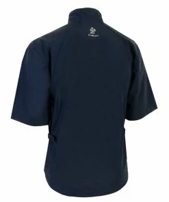 Proquip Tempest Half Sleeve Waterproof Top - Navy 5 Proquip Tempest Half Sleeve Waterproof Top - Navy -Second Hand Clubs Sales proquiptempesthalfsleevenavyback