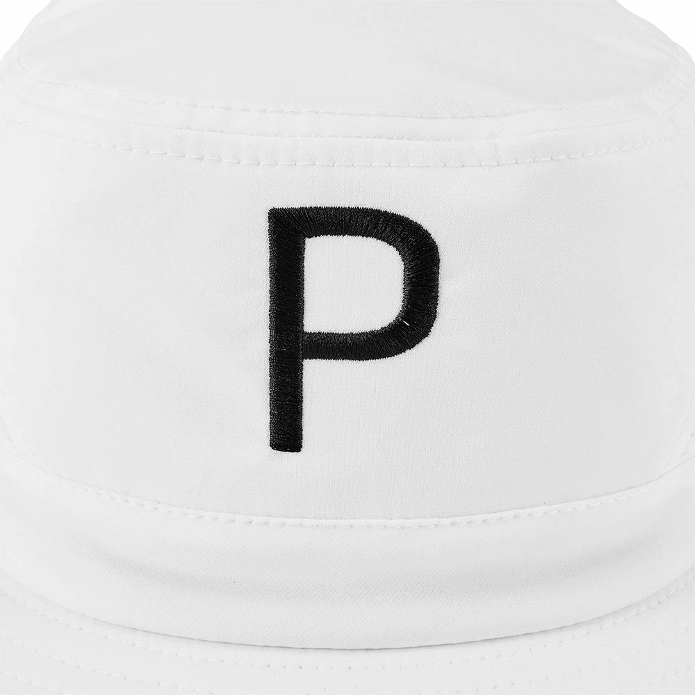 Puma Aussie P Logo Bucket Hat - Bright White 6 Puma Aussie P Logo Bucket Hat - Bright White - Image 4