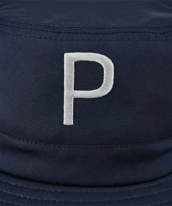 Puma Aussie P Logo Bucket Hat - Navy Blazer -Second Hand Clubs Sales puma aussie p logo bucket hat navy blazer 4