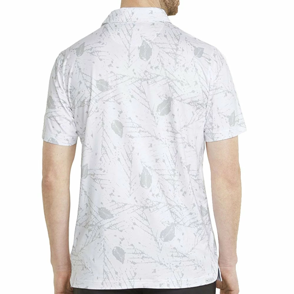 Puma Cloudspun Frequency Polo Shirt - Bright White/High Rise 6 Puma Cloudspun Frequency Polo Shirt - Bright White/High Rise - Image 4