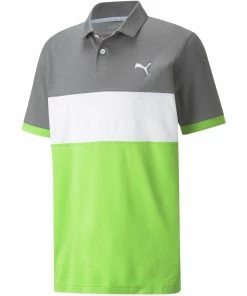 Puma Cloudspun Highway Polo Shirt - Quiet Shade/Greenery