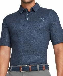 Puma Cloudspun Primary Polo Shirt - Evening Sky -Second Hand Clubs Sales puma cloudspun primary polo shirt evening sky 3