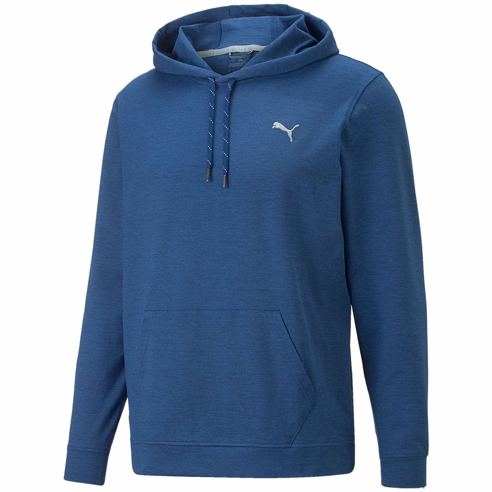 Puma Cloudspun Progress Hoodie - Blazing Blue Heather 3 Puma Cloudspun Progress Hoodie - Blazing Blue Heather