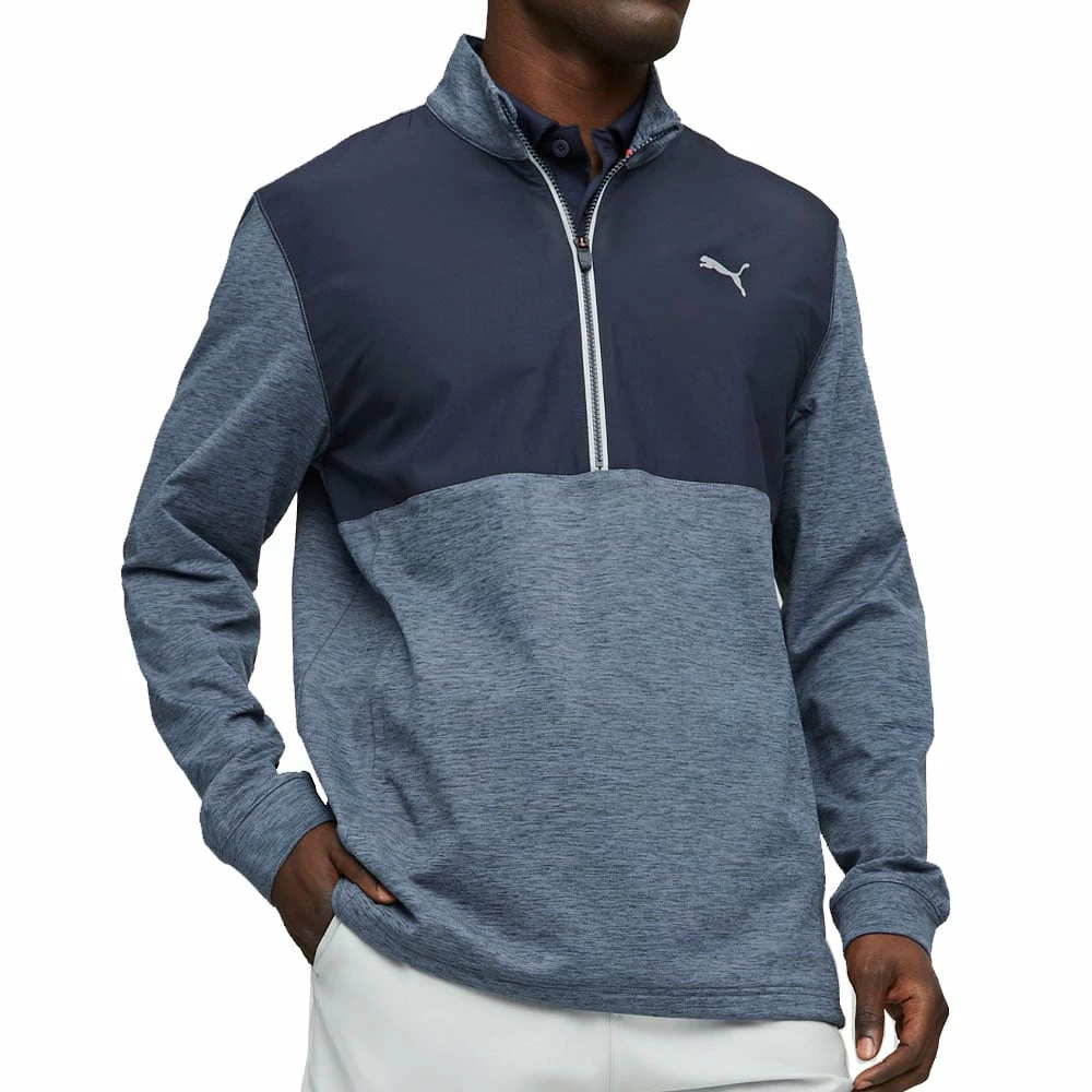 Puma Cloudspun WRMLBL 1/4 Zip Pullover - Navy/Blue 5 Puma Cloudspun WRMLBL 1/4 Zip Pullover - Navy/Blue - Image 3