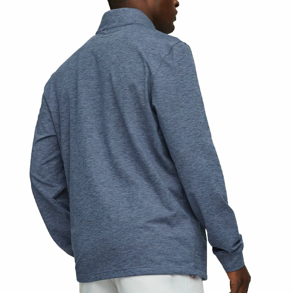 Puma Cloudspun WRMLBL 1/4 Zip Pullover - Navy/Blue 6 Puma Cloudspun WRMLBL 1/4 Zip Pullover - Navy/Blue - Image 4