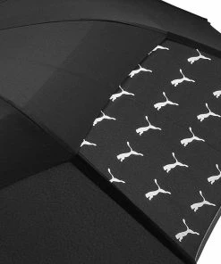 Puma Double Canopy Umbrella - Black/Bright White -Second Hand Clubs Sales puma double canopy umbrella blackbright white 3