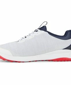 Puma Fusion Pro Spikeless Shoes - White/Blue/Red -Second Hand Clubs Sales puma fusion pro spikeless shoes whitebluered 3 1 1
