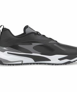 Puma GS-Fast Spikeless Waterproof Shoes - Black/Quiet Shade 9 Puma GS-Fast Spikeless Waterproof Shoes - Black/Quiet Shade -Second Hand Clubs Sales puma g fast spikeless shoes blackquiet shade 1