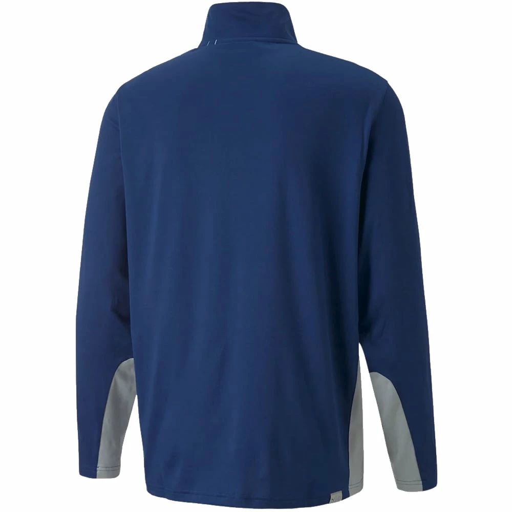 Puma Gamer 1/4 Zip Pullover - Blazing Blue/High Rise 4 Puma Gamer 1/4 Zip Pullover - Blazing Blue/High Rise - Image 2