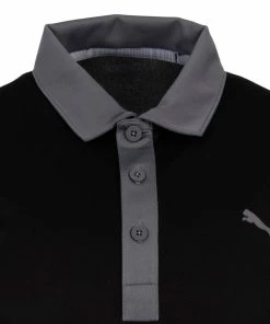 Puma Gamer Polo Shirt - Black/Quiet Shade -Second Hand Clubs Sales puma gamer polo shirt blackquiet shade 1 1