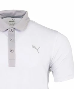 Puma Gamer Polo Shirt - Bright White/High Rise -Second Hand Clubs Sales puma gamer polo shirt bright whitehigh rise 1 6