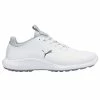Puma IGNITE Pro Spikeless Waterproof Shoes - White/Silver/High Rise