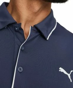 Puma MATTR Bridges Polo Shirt - Navy Blazer -Second Hand Clubs Sales puma mattr bridges polo shirt navy blazer 3