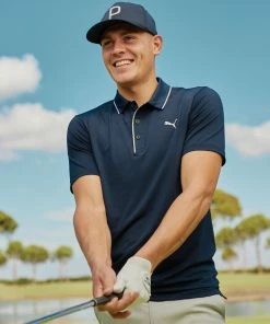 Puma MATTR Bridges Polo Shirt - Navy Blazer -Second Hand Clubs Sales puma mattr bridges polo shirt navy blazer 6