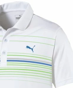 Puma MATTR Canyon Polo Shirt - Bright White/Bright Cobalt -Second Hand Clubs Sales puma mattr canyon polo shirt bright whitebright cobalt 3