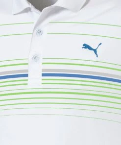 Puma MATTR Canyon Polo Shirt - Bright White/Bright Cobalt -Second Hand Clubs Sales puma mattr canyon polo shirt bright whitebright cobalt 5