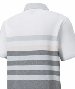 Puma MATTR One Way Polo Shirt - Bright White/Chalk Pink -Second Hand Clubs Sales puma mattr one way polo shirt bright whitechalk pink 2