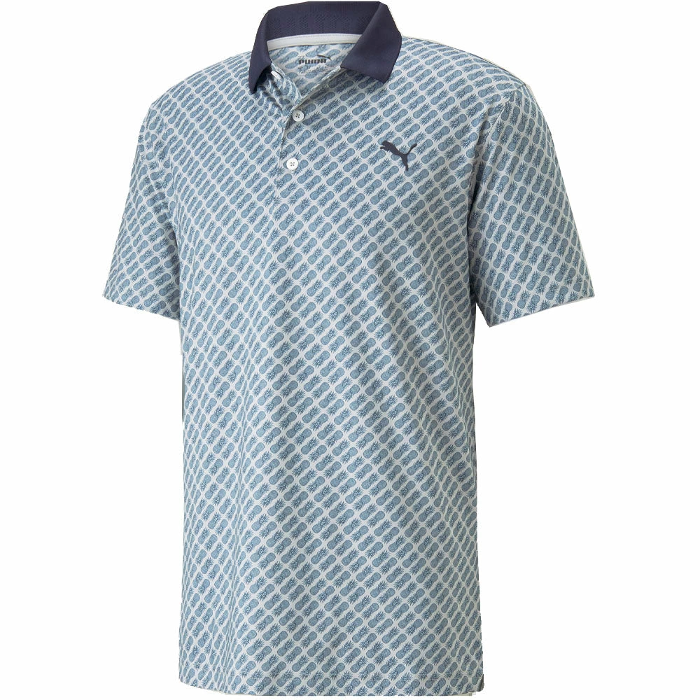 Puma MATTR Pineapple Polo Shirt - Navy/Black 3 Puma MATTR Pineapple Polo Shirt - Navy/Black