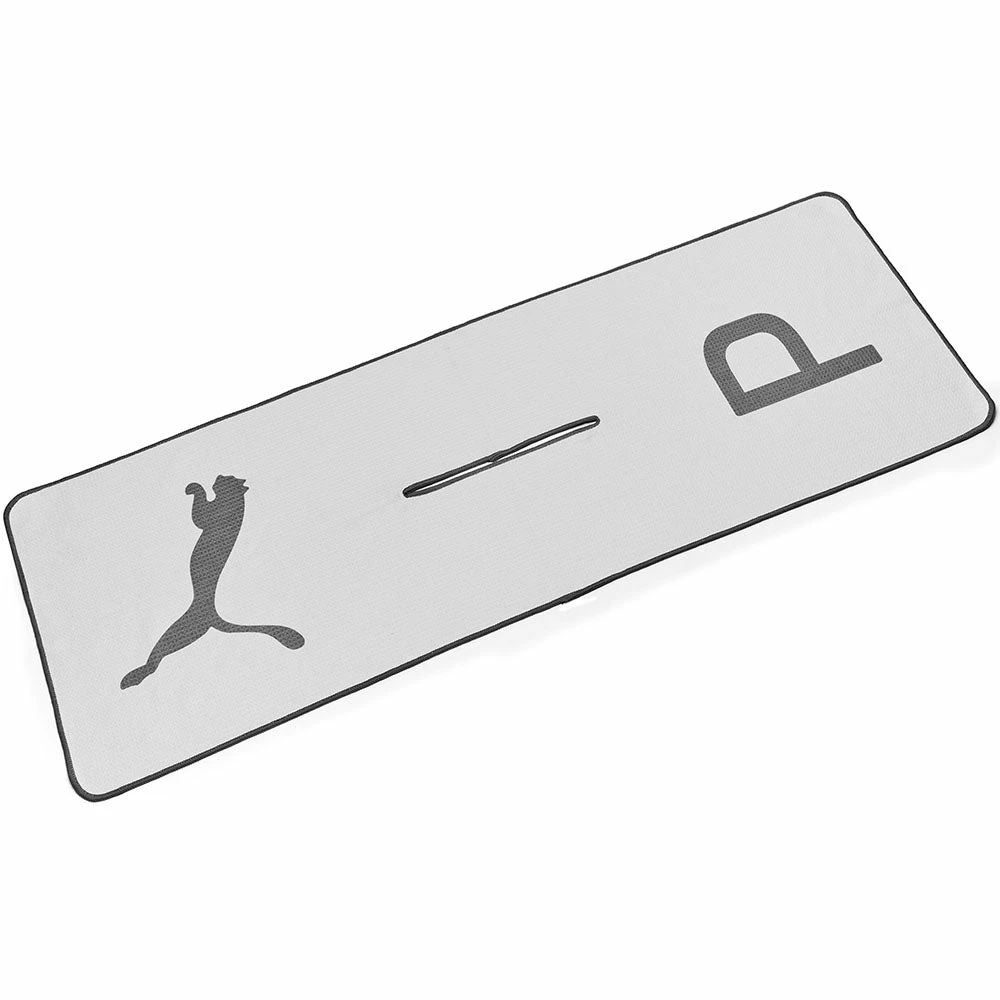 Golf Clearance Online Puma Microfibre Players Towel - Bright White/High Rise 4 Golf Clearance Online Puma Microfibre Players Towel - Bright White/High Rise - Image 2