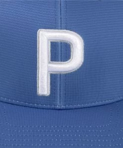 Puma P110 Snapback Cap - Bright Cobalt/Bright White -Second Hand Clubs Sales puma p 110 snapback cap bright cobalt bright white 4