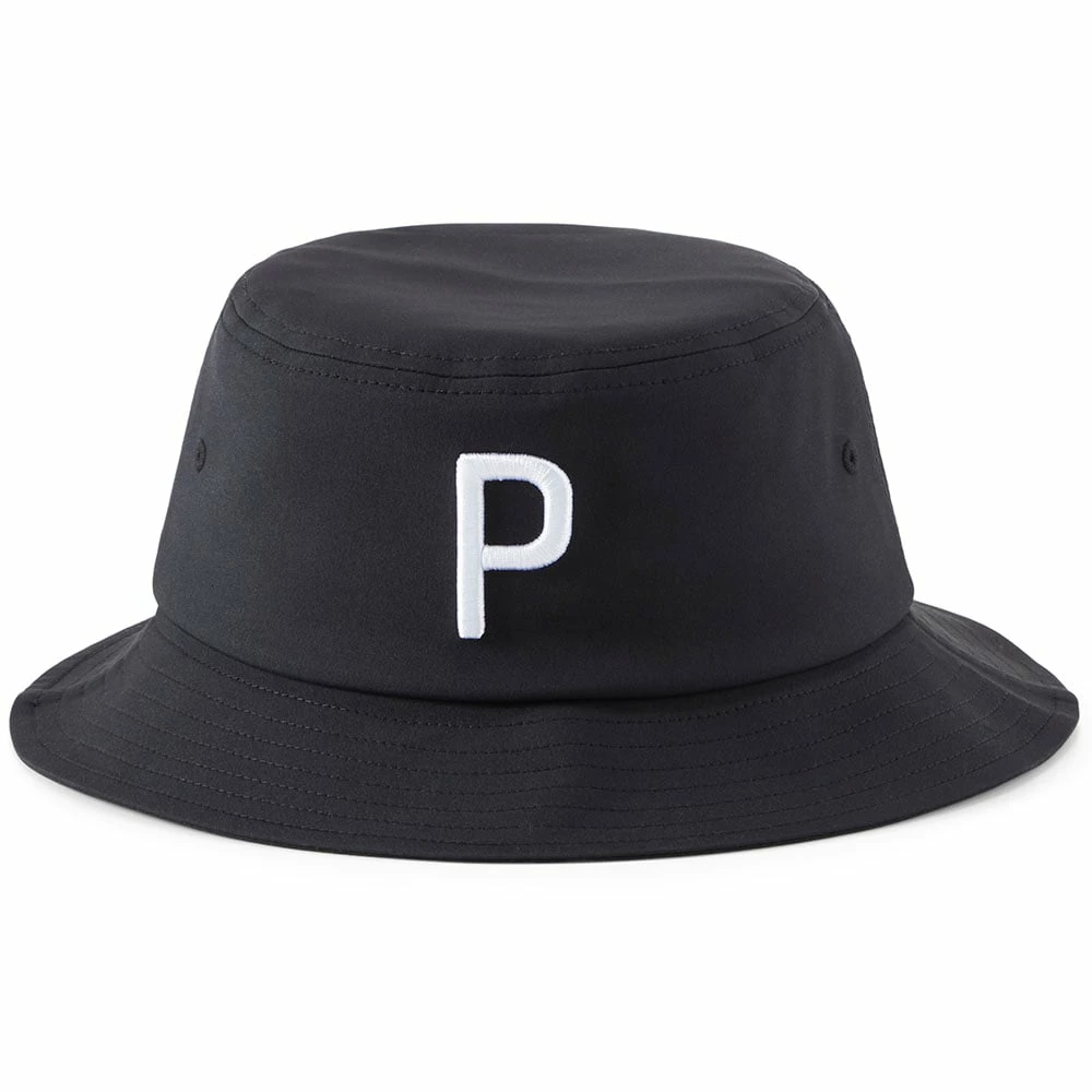 Puma P Bucket Hat - Black 5 Puma P Bucket Hat - Black - Image 3