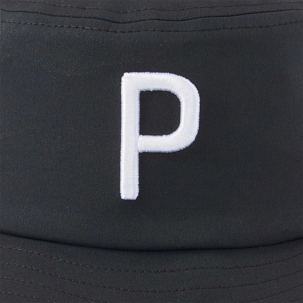 Puma P Bucket Hat - Black 6 Puma P Bucket Hat - Black - Image 4