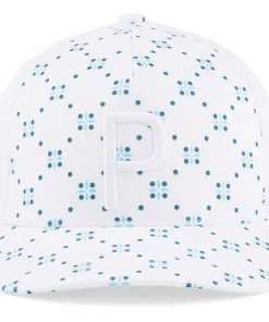 Puma Rochester P Cap - Bright White/Tropical Aqua