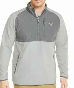 Puma Sherpa 1/4 Zip Pullover - High Rise/Quiet Shade -Second Hand Clubs Sales puma sherpa 14 zip pullover high risequiet shade 3