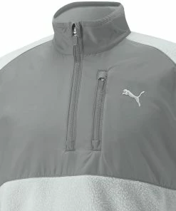 Puma Sherpa 1/4 Zip Pullover - High Rise/Quiet Shade -Second Hand Clubs Sales puma sherpa 14 zip pullover high risequiet shade 5