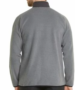 Puma Sherpa 1/4 Zip Pullover - Quiet Shade/Black -Second Hand Clubs Sales puma sherpa 14 zip pullover quiet shadeblack 4