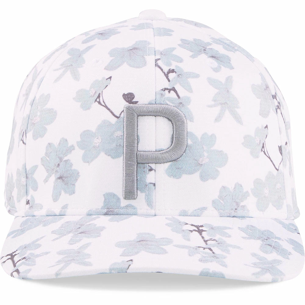 Puma Verdant P Cap - Bright White/Flat Light Grey/Quiet Shade 3 Puma Verdant P Cap - Bright White/Flat Light Grey/Quiet Shade