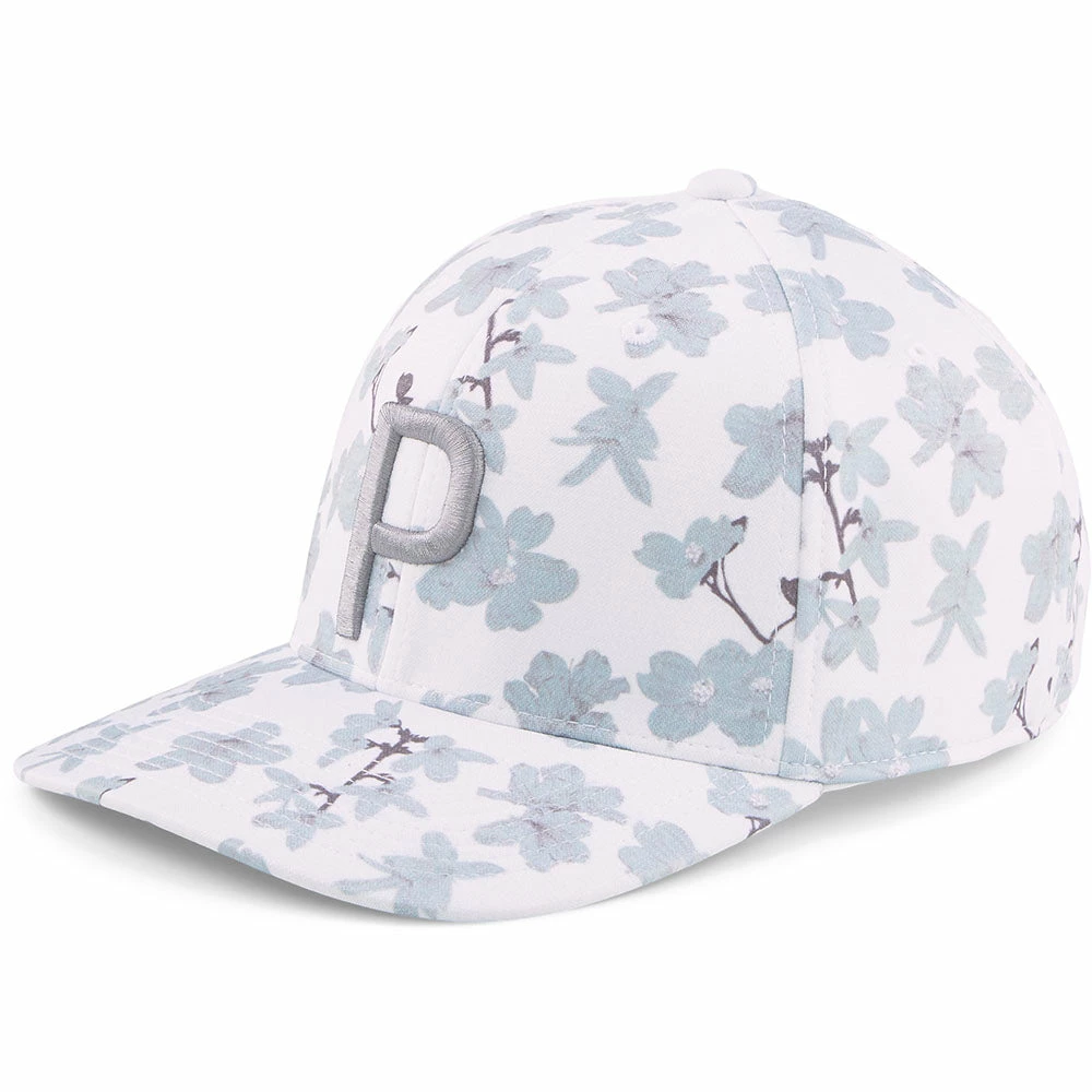 Puma Verdant P Cap - Bright White/Flat Light Grey/Quiet Shade 5 Puma Verdant P Cap - Bright White/Flat Light Grey/Quiet Shade - Image 3