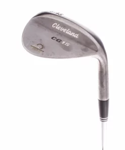 Cleveland CG15 Black Pearl Steel Men's Right Hand Gap Wedge 52 Degree 10 Bounce Wedge Flex - Dynamic Gold Wedge