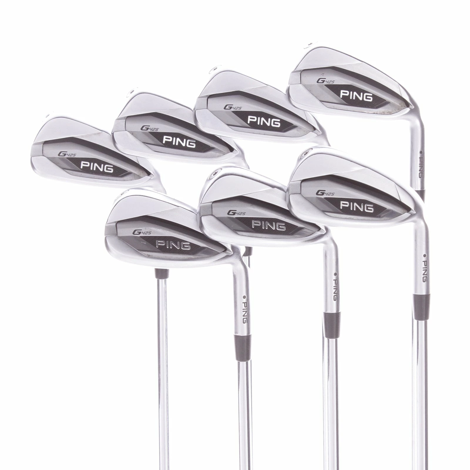 Ping G425 Steel Men's Right Hand Irons 4-PW Black Dot Regular - Ping AWT 2.0 3 Ping G425 Steel Men's Right Hand Irons 4-PW Black Dot Regular - Ping AWT 2.0