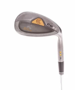 Cleveland CG14 Zip Grooves Steel Men's Right Hand Sand Wedge 56 Degree 14 Bounce Wedge Flex - Cleveland Golf Traction