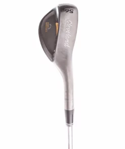 Cleveland CG14 Zip Grooves Steel Men's Right Hand Sand Wedge 56 Degree 14 Bounce Wedge Flex - Cleveland Golf Traction -Second Hand Clubs Sales sh ek01216c