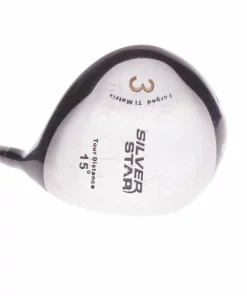 Silver Star Tour Distance Graphite Men's Right Hand Fairway 3 Wood 15 Degree Regular - Silver Star