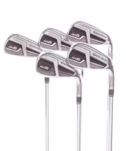 TaylorMade M6 Steel Men's Right Hand Irons 5-9 Regular - KBS Max 85