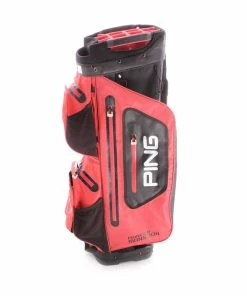 Golf Clearance Online Ping Second Hand Monsoon Cart Bag - Black/Red