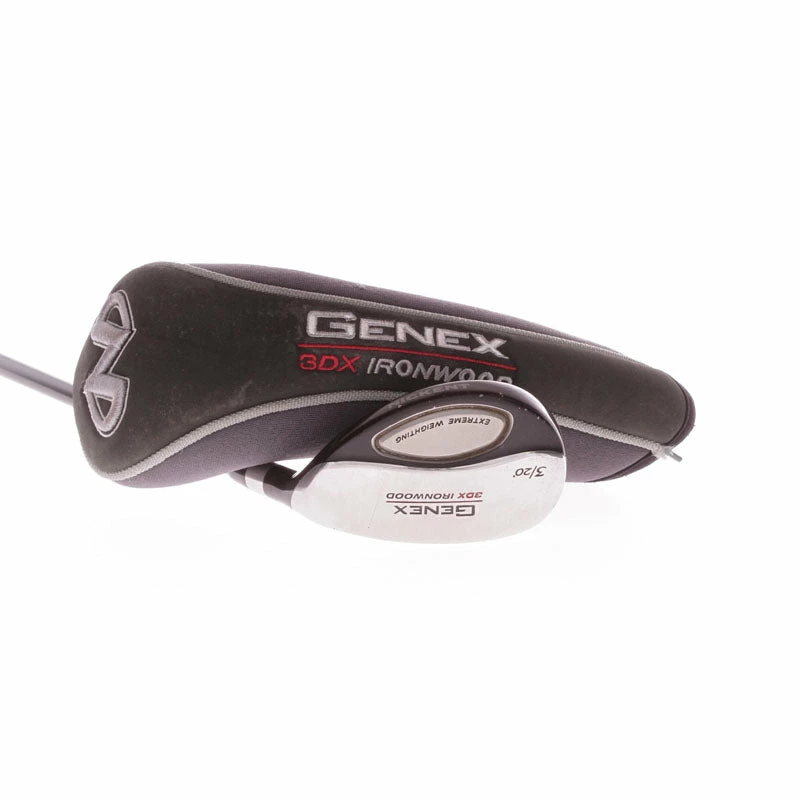 Nickent Genex 3DX Graphite Men's Right Hand 3 Hybrid 20 Degree Stiff - Nickent Speedrated 75 3 Nickent Genex 3DX Graphite Men's Right Hand 3 Hybrid 20 Degree Stiff - Nickent Speedrated 75