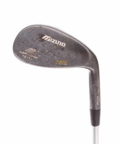 Mizuno MP Series 56-11 Raw Black Steel Men's Right Hand Sand Wedge 56 Degree 11 Bounce Regular - Dynamic Gold R300 -Second Hand Clubs Sales sh hc16486a 1