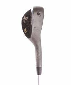 Mizuno MP Series 56-11 Raw Black Steel Men's Right Hand Sand Wedge 56 Degree 11 Bounce Regular - Dynamic Gold R300 -Second Hand Clubs Sales sh hc16486c
