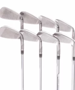 TaylorMade Sim 2 Max Steel Men's Left Hand Irons 5-SW+AW Stiff - KBS Max 85 -Second Hand Clubs Sales sh hc17176c