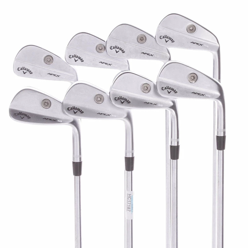 Callaway Apex MB 21 Steel Men's Right Hand Iron 3-PW 1/2" Long Stiff - Project X 120 3 Callaway Apex MB 21 Steel Men's Right Hand Iron 3-PW 1/2" Long Stiff - Project X 120