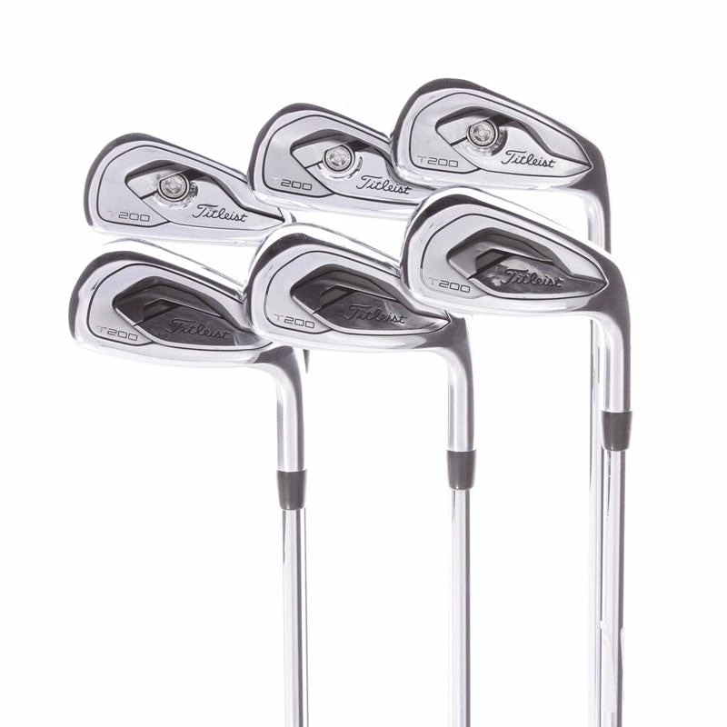 Titleist T200 Steel Men's Right Hand Irons 5-PW Regular - AMT Black R300 3 Titleist T200 Steel Men's Right Hand Irons 5-PW Regular - AMT Black R300