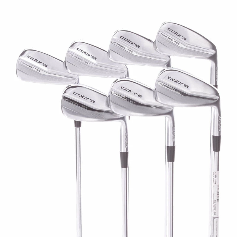 Cobra Forged Tec 2022 Steel Men's Right Hand Irons 4-PW Regular - KBS $ Taper Lite 3 Cobra Forged Tec 2022 Steel Men's Right Hand Irons 4-PW Regular - KBS $ Taper Lite