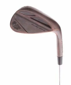 TaylorMade Milled Grind Hi-Toe Raw 3 Copper Steel Men's Right Hand Lob Wedge 60 Degree 10 Bounce Wedge - KBS Hi-Rev 2.0 115