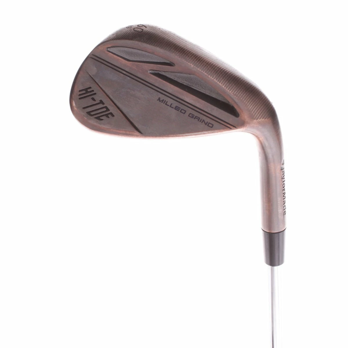 TaylorMade Milled Grind Hi-Toe Raw 3 Copper Steel Men's Right Hand Lob Wedge 60 Degree 10 Bounce Wedge - KBS Hi-Rev 2.0 115 8 TaylorMade Milled Grind Hi-Toe Raw 3 Copper Steel Men's Right Hand Lob Wedge 60 Degree 10 Bounce Wedge - KBS Hi-Rev 2.0 115 - Image 6