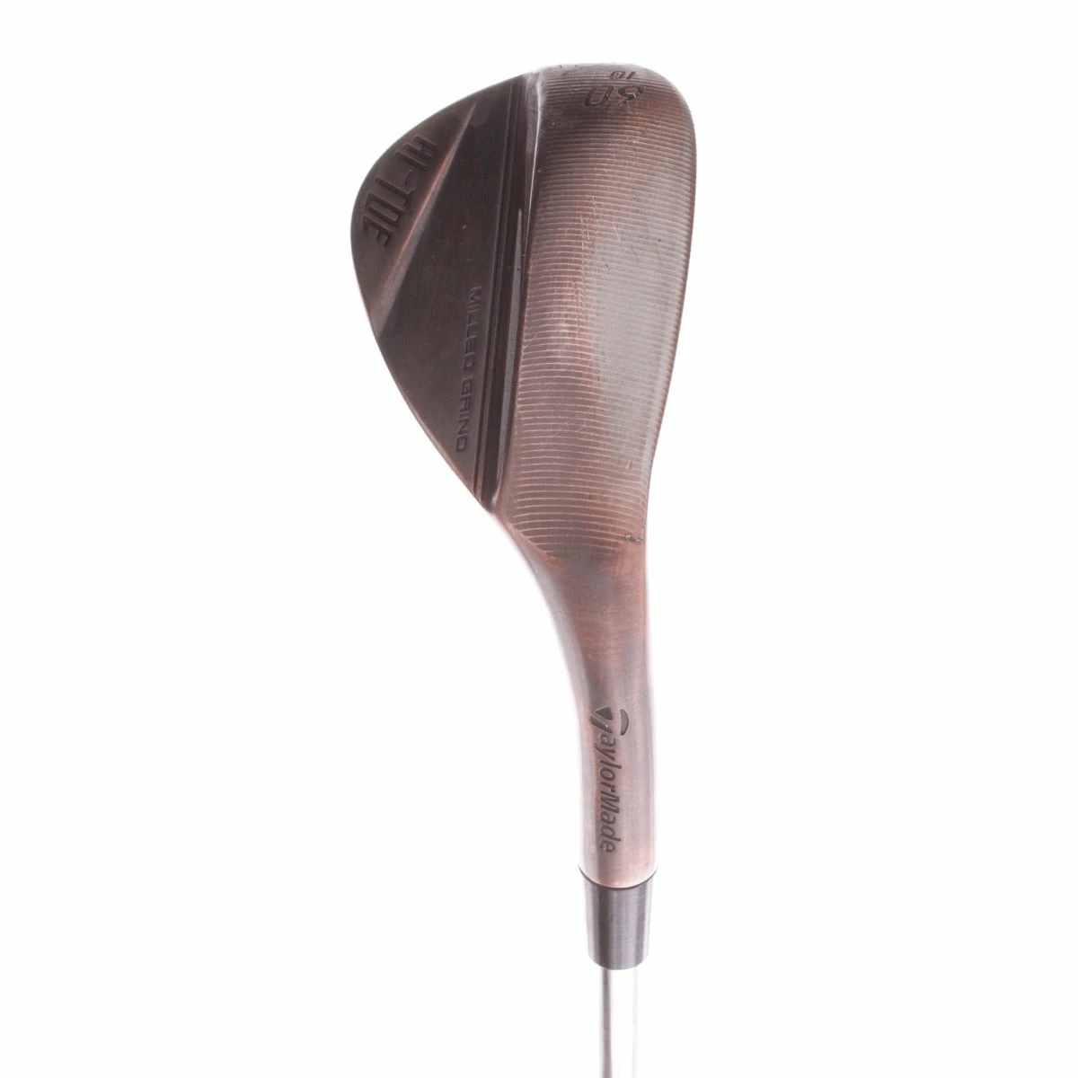 TaylorMade Milled Grind Hi-Toe Raw 3 Copper Steel Men's Right Hand Lob Wedge 60 Degree 10 Bounce Wedge - KBS Hi-Rev 2.0 115 10 TaylorMade Milled Grind Hi-Toe Raw 3 Copper Steel Men's Right Hand Lob Wedge 60 Degree 10 Bounce Wedge - KBS Hi-Rev 2.0 115 - Image 8