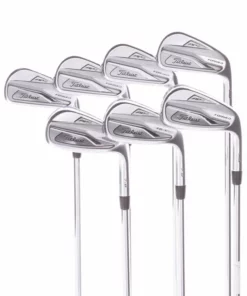 Titleist AP2 718 Steel Men's Right Hand Irons 4-PW Stiff - AMT Black S300